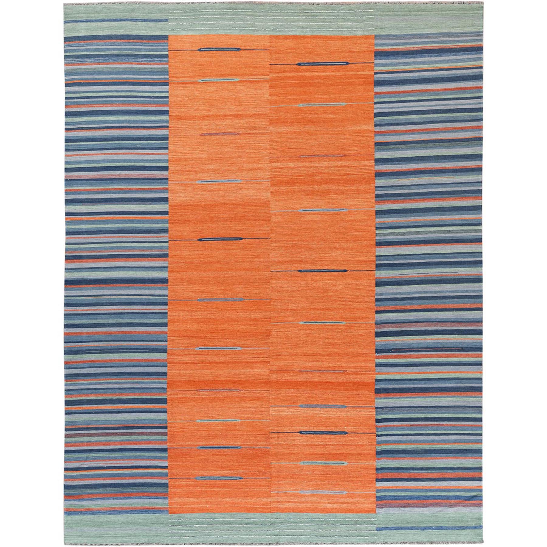 Modern & Contemporary Wool Hand-Woven Area Rug 9'5